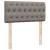 Pat box spring cu saltea, gri taupe, 90x200 cm, textil GartenMobel Dekor