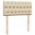 Pat box spring cu saltea, crem, 90x200 cm, textil GartenMobel Dekor