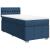 Pat box spring cu saltea, albastru, 90x200 cm, textil GartenMobel Dekor