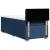 Pat box spring cu saltea, albastru, 90x200 cm, textil GartenMobel Dekor