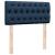 Pat box spring cu saltea, albastru, 100x200 cm, textil GartenMobel Dekor