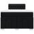 Pat box spring cu saltea, negru, 120x190 cm, catifea GartenMobel Dekor