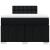 Pat box spring cu saltea, negru, 120x190 cm, catifea GartenMobel Dekor
