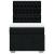 Pat box spring cu saltea, negru, 80x200 cm, textil GartenMobel Dekor