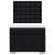 Pat box spring cu saltea, negru, 80x200 cm, textil GartenMobel Dekor