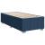 Pat box spring cu saltea, albastru, 90x190 cm, textil GartenMobel Dekor