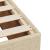 Pat box spring cu saltea, crem, 90x200 cm, textil GartenMobel Dekor