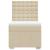 Pat box spring cu saltea, crem, 90x200 cm, textil GartenMobel Dekor