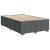 Pat box spring cu saltea, gri închis, 120x190 cm, textil GartenMobel Dekor