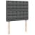 Pat box spring cu saltea, gri închis, 120x190 cm, textil GartenMobel Dekor