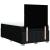 Pat box spring cu saltea, negru, 120x190 cm, catifea GartenMobel Dekor
