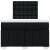 Pat box spring cu saltea, negru, 120x190 cm, catifea GartenMobel Dekor