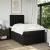 Pat box spring cu saltea, negru, 120x190 cm, catifea GartenMobel Dekor