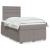 Pat box spring cu saltea, taupe, 120x190 cm material textil GartenMobel Dekor