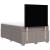 Pat box spring cu saltea, taupe, 120x190 cm material textil GartenMobel Dekor