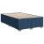 Pat box spring cu saltea, albastru, 120x190 cm, material textil GartenMobel Dekor