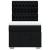 Pat box spring cu saltea, negru, 80x200 cm, textil GartenMobel Dekor