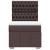 Pat box spring cu saltea, maro închis, 80x200 cm, textil GartenMobel Dekor