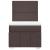 Pat box spring cu saltea, maro închis, 90x190 cm, textil GartenMobel Dekor