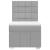 Pat box spring cu saltea, gri deschis, 100x200 cm, textil GartenMobel Dekor