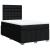 Pat box spring cu saltea, negru, 120x190 cm, catifea GartenMobel Dekor