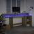 Birou cu lumini LED stejar sonoma, 200x55x91 cm, lemn prelucrat GartenMobel Dekor