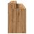 Birou cu lumini LED stejar artizanal 200x55x91cm lemn prelucrat GartenMobel Dekor