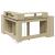 Birou cu lumini LED stejar sonoma 152x152x91 cm, lemn prelucrat GartenMobel Dekor