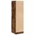 Dulap de farmacie stejar fumuriu, 40x41x144,5cm, lemn prelucrat GartenMobel Dekor