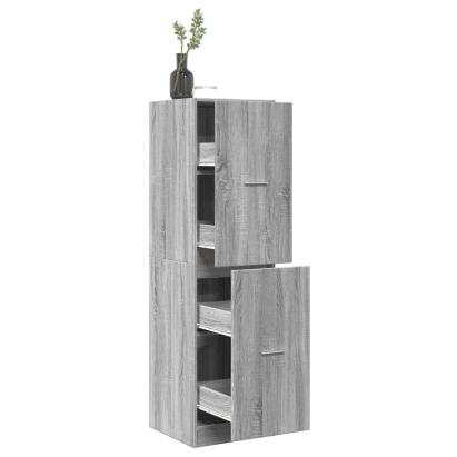 Dulap de farmacie, sonoma gri, 40x41x144,5 cm, lemn prelucrat GartenMobel Dekor