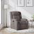 Fotoliu de masaj rabatabil, gri taupe, material textil GartenMobel Dekor