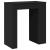 Masă de bar cu rafturi, negru, 95x47x103,5 cm, lemn prelucrat GartenMobel Dekor