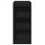 Masă de bar cu rafturi, negru, 95x47x103,5 cm, lemn prelucrat GartenMobel Dekor