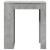 Masă de bar cu rafturi gri beton 95x47x103,5 cm lemn prelucrat GartenMobel Dekor