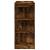 Masă bar cu raft, stejar fumuriu, 95x47x103,5 cm lemn prelucrat GartenMobel Dekor