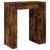 Masă bar cu raft, stejar fumuriu, 95x47x103,5 cm lemn prelucrat GartenMobel Dekor