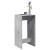 Masă bar, gri beton, 51x50x103,5 cm, lemn prelucrat GartenMobel Dekor