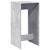 Masă bar, gri beton, 51x50x103,5 cm, lemn prelucrat GartenMobel Dekor