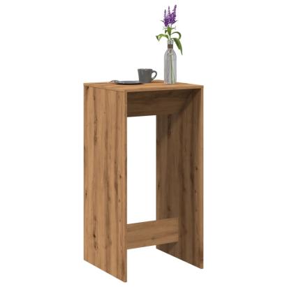 Masă de bar, stejar artizanal, 51x50x103,5 cm, lemn prelucrat GartenMobel Dekor