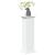 Suport prezentare cu depozitare alb 31x30x90 cm lemn prelucrat GartenMobel Dekor