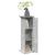 Suport prezentare cu depozitare gri beton 31x30x90 cm lemn GartenMobel Dekor
