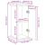 Suport prezentare cu depozitare alb 31x30x60 cm lemn prelucrat GartenMobel Dekor