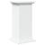 Suport prezentare cu depozitare alb 31x30x60 cm lemn prelucrat GartenMobel Dekor