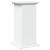 Suport prezentare cu depozitare alb 31x30x60 cm lemn prelucrat GartenMobel Dekor