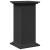 Suport prezentare cu depozitare negru 31x30x60cm lemn prelucrat GartenMobel Dekor