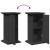 Suport prezentare cu depozitare negru 31x30x60cm lemn prelucrat GartenMobel Dekor