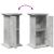 Suport prezentare cu depozitare gri beton 31x30x60 cm lemn GartenMobel Dekor
