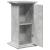 Suport prezentare cu depozitare gri beton 31x30x60 cm lemn GartenMobel Dekor