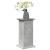 Suport prezentare cu depozitare gri beton 31x30x60 cm lemn GartenMobel Dekor