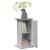 Suport prezentare cu depozitare sonoma gri 31x30x60 cm lemn GartenMobel Dekor